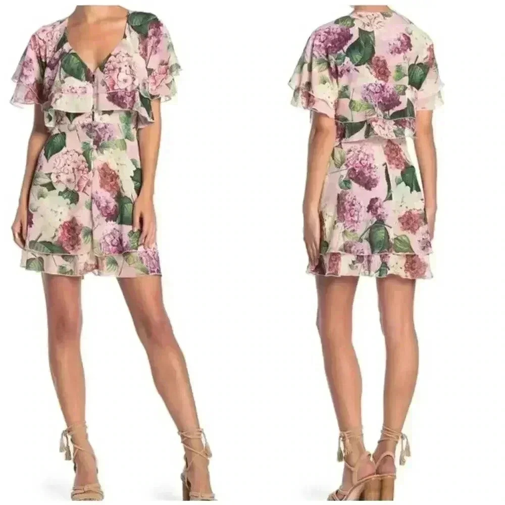 SHOW ME‎ YOUR MUMU Leandra Floral Sleeve Dress